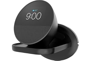 Cozycase Support Mural pour Dot 5 &4, Spot, Google Home, Google Home Mini, Google WiFi, Sonos, Caméra de Surveillance - Gestion des câbles pour Tout ce Qui Peut Aller jusqu'à 7 kg, Noir