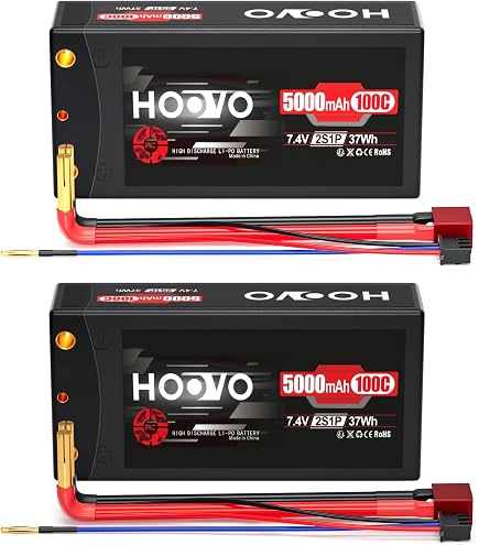 DXF Batterie Lipo 2S 7000mAh 140C 7.6V – Connecteur Deans T – Pour RC 1/8 Et 1/10
