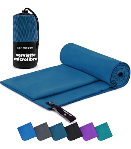 HiiPeak Serviette Microfibre Sport, Serviette Sport Musculation, Serviette de Sport Homme et Femme séchage Rapide pour Bain, Voyage, Musculation, Piscine, Tennis (Rose, 160x80cm 50x30cm