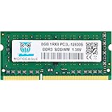 8GB 1Rx8 PC3L 12800S DDR3L 1600MHz SODIMM Ram, 8GB 1Rx8 PC3 12800S 1.35V CL11 204-Pin Memoria Laptop