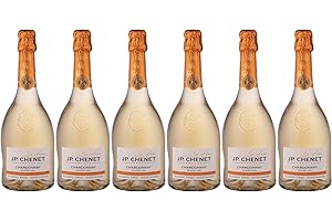 JP Chenet - So Free Sparkling Chardonnay Vin blanc pétillant sans alcool - Sans arômes ajoutés, goût authentique - Origine : France (6 x 0.75 L)
