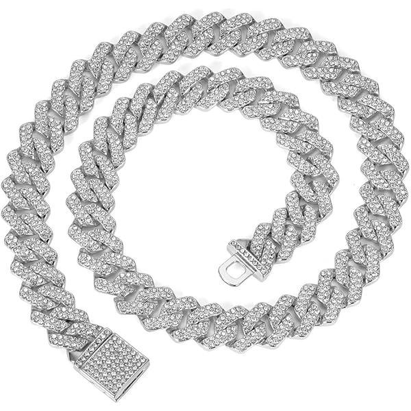 2 Catene Cubane Uomo Iced Out - Con Zirconi 12mm | Hip Hop Miami Style - Foto 8