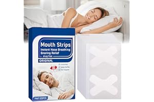 ATUIO Mouth Tape for Sleeping, 120 Stück Schnarchpflaster Anti Schnarch Schnarchstopper Mundpflaster Schnarchen Verhindern Hilfsmittel gegen Schnarchen und Verbessern der Atmung für Männer Frauen