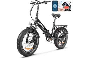 SAMEBIKE XWC05 Bici elettriche per adulti con batteria rimovibile 48V 13AH Mountain Ebike 20x4.0 pollici Fat Tire 7 velocità