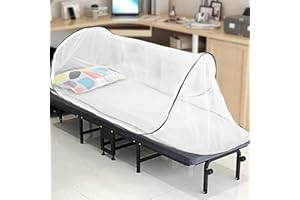 KASHYKE Moskitiera outdoorowa, podróżna siatka na komary, składana, lekka, mała, na pojedyncze łóżko, kemping, namiot bez zawieszenia, siatka chroniąca przed komarami, 90 x 200 cm, dla dorosłych, dzieci,