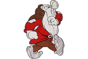 EMDOMO Toppa ricamata a forma di nano, per magliette e vestiti dei bambini, decorata, 2 pezzi F