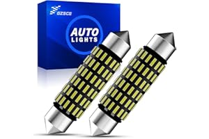 GZ5CG 41MM Soffitte Auto-Innenraumleuchten 3014 54 SMD 350LM 6500K Gleichstrom 12/24V 2 Stück