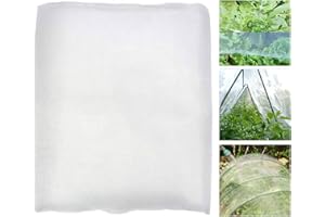 GARDENINGWILL 3M x 3M Mosquito Bug Insect Bird Fine Mesh Net Barrier Hunting Blind Garden Screen Netting for Protect Your Plant Fruits Flower