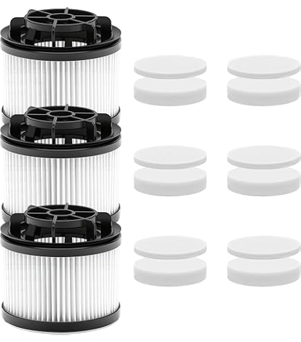 3 stuks vervangingsfilters voor Levoit LVAC 200 accustofzuiger, met 6 voormotorfilters en 6 na-motorfilters voor Levoit LVAC 200 accustofzuiger, filtermodel LSV-V201F-WUS 3 stuks vervangingsfilters voor Levoit LVAC 200 accustofzuiger, met 6 voormotorfilters en 6 na-motorfilters voor Levoit LVAC 200 accustofzuiger, filtermodel LSV-V201F-WUS