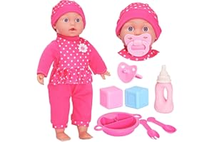 Molly Dolly Soft Baby Doll Set - With Talking Function & Accessories - Baby Dolls For Girls - Doll Suitable From 2 Years +