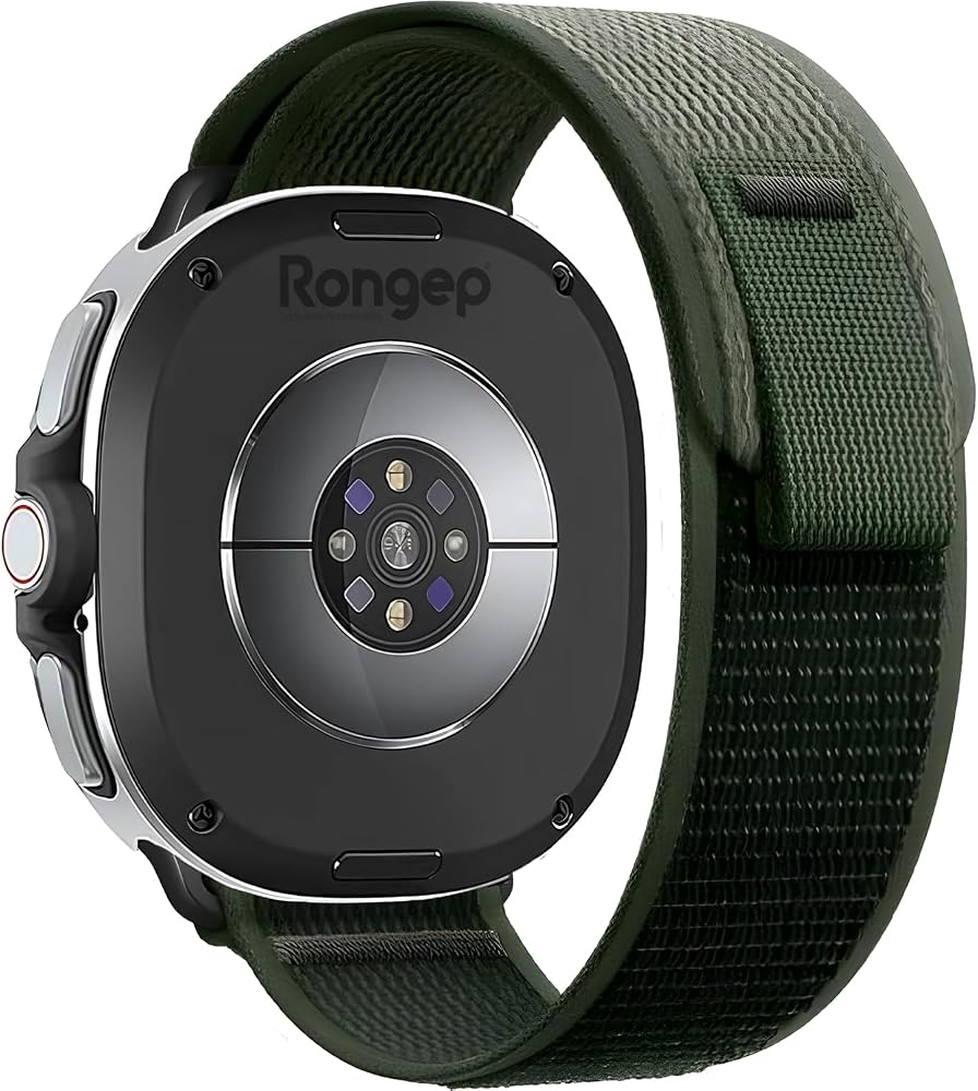 Rongep [Travel Loop] Samsung Galaxy Watch 9/8 44mm/40mm/Classic 46mm ile Uyumlu Kordon Rahat Kumaş Samsung Watch 9 44mm Kordonu Terletmeyen Konforlu Tasarım Galaxy Watch 9 Kordon