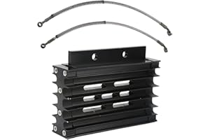 CHICIRIS Radiatore per Olio, Raffreddamento Ad Olio Kit Tubo di del Motore Alte Prestazioni Pit Dirt Bike ATV