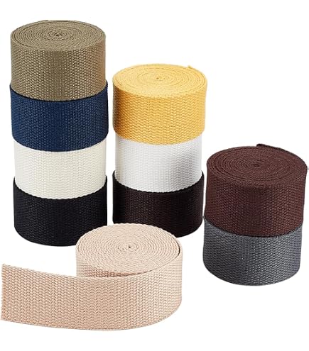 Rotolo Cinghia Nera Resistente DMiotech 10 Iarde 9M X 20mm Larghezza Cinghia Nylon Cinghia Nastro Resistente Per Attrezzature Esterne