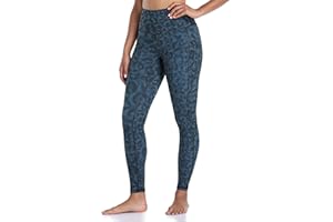 COLORFULKOALA Colofulkoala 7/8 Mallas Deporte de Cintura Alta Mujer con Bolsillos, Leggins Push Up, Fitness Pantalones para Yoga Gym Running Training Pilates