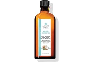 Nature Spell Huile de Coco Pour Cheveux & Corps 150ml, Nourrit, Répare et Hydrate en Profondeur, Pour Tous Types de Cheveux et de Peau
