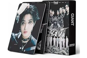 EIROVYA 55 PCS Stray Kids Lomo Card Kpop Stray Kids Photocard Lomo Cards Stray Kids Card Stray Kids Kpop StrayKids (GIANT)