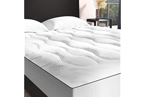 Acrali Home Quilted Fitted Small Single Mattress Topper – Heavy filled Mattress Protector – Mattress Cover – Mattress Pad for Sofa bed Caravan Campervan – Cooling Mattress Topper Size (75X190+38cm)