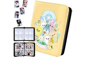 YIBEBE Stray Kids Photocard Holder: SKZ Skzoo Photocard Binder con 400 tasche per biglietti - Kpop Merch Gifts (Yellow)