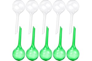 KAYSENSUK 10 pièces Boules D'arrosage Automatique Matériel d'Arrosage Automatique en PVC pour Plantes Plante Arrosage Ampoules Boules d'irrigation pour Plantes de Jardin, Bonsaï, Plantes en Pot