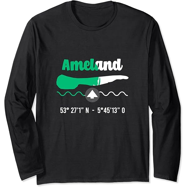 Ameland Hoodie Mit Herzschlag Design - Urlaubs Pullover Holland