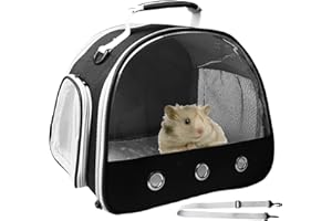 GOMETY Boîte de transport pour hamster, 30 x 25 x 25 cm, sac de transport pliable pour chat, chien, petit animal, avec ouverture latérale, sac de transport pliable pour chat, chien, lapin, hamster