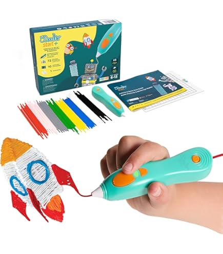 3Doodler - Primary Pow Mixed Bag 250 Plastica compostabile Blu, Verde, Grigio, Rosso 1 g