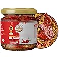 HomiePickles Red Chilli Pickle Homemade lal Mirchi Ka Achar in Fresh (Pack of 1) (250gm)