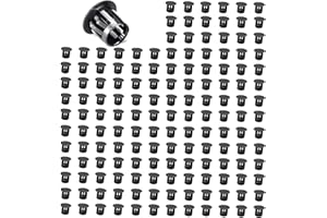 LEZED Tapones Agujeros Muebles Tapas para Perforar Agujeros Tapones Tapas de Cubierta de Orificio de Plástico Tapas de Cubierta para Puertas de Armario Cajoneras Mesas 150 Piezas (5mm)