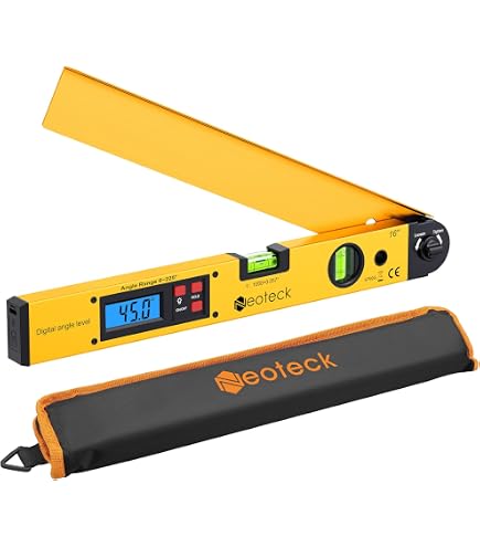 Rapporteur Numérique Écran LCD - Détecteur D'Angle 0-225° Précision ±0.5° - Niveau à Bulle - Menuiserie Bricolage Rapporteur Numérique Écran LCD - Détecteur D'Angle 0-225° Précision ±0.5° - Niveau à Bulle - Menuiserie Bricolage