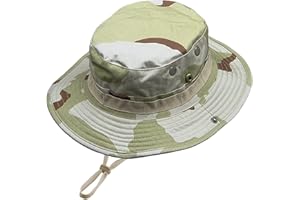 CIYUHOME Buschhut Boonie Hat für Herren Damen, Camouflage Dschungel Hut Bucket Hat Sonnenschutz Outdoor Hut, Military UV Schutz Sonnenhut Fischerhut Gartenhut