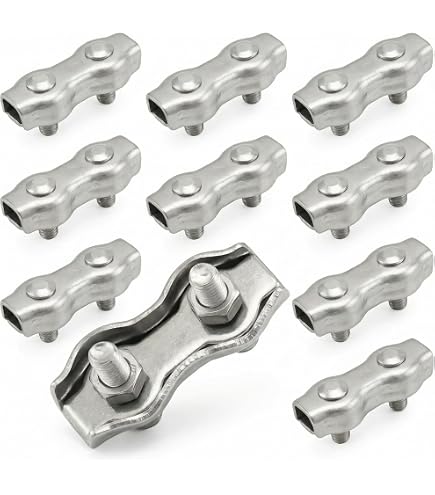 7 Stück Drahtseilklemmen 2–4 Mm – Edelstahl 30 Produktbild-Vorschau 4