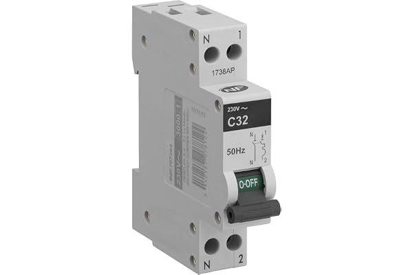 Disjoncteur différentiel TrIPhasé - Disjoncteurs électriques - Tableau électrique - Coffret electrique - Disjoncteur - Disjoncteur 3Ka 1 Module Ph+N | 32A Blanc - Debflex - 707816