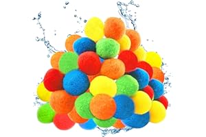 Wasserbomben Ambolio 50 Stück Wasserbomben Selbstschließend Set Schnellfüller Wasserballons Gemischt Wasserball für Kinder Sommer Draussen