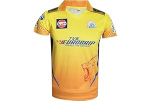 KNK Chennai Super Kings Cricket Match Jersey IPL 2023 with DHONI 7