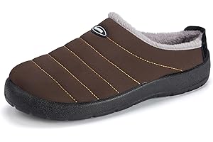 Mishansha Chaussons Hiver Homme Femme Chaud Doublure Pantoufles GR.35-47