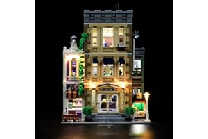 LIGHTAILING Jeu De Lumières pour (Creator Expert Le Commissariat de Police) Modèle en Blocs De Construction - Kit De Lumière A LED Compatible avec Lego 10278(Ne Figurant Pas sur Le Modèle)