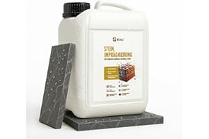ki:ku® Stein Imprägnierung | für Terrassen, Wege, Mauern & mehr | wasserabweisend & schmutzabweisend | schützt vor Moos, Algen & Nässe | transparente Steinpflege | wetterfester Schutz