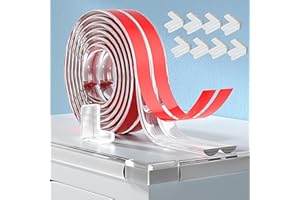 ‎MEIJO Kantenschutz Baby mit Eckenschutz, MEIJO Kantenschutz Selbstklebend, Weich Kantenschutz Transparent Kantenschutzprofil Kindersicherung Edge Corner Protection (6M)