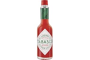 Tabasco - Rojo Original, Salsa Picante Sabor Medio Fuerte, Elaborada con Chiles Rojos, Óptimo para Condimentar y Cocinar, 60 ml