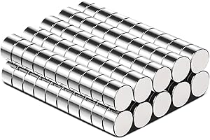 OCEUMAOA 100 Pack Magnets Strong 5x3mm Mini Magnets Small Magnets for Crafts Round Magnets for Miniatures Neodymium Magnets for Whiteboard Board Fridge