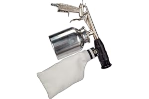 Schneider Druckluft Sandstrahlpistole SSP-Strahlfix (staubfrei, mit Auffangsack, für Strahlmittel mit 0,8 mm Körnung, Luftbedarf 150 l/min, Arbeitsdruck 6-8 bar) DGKD030263