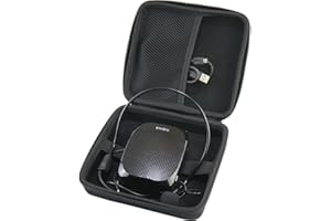MAOERSHAN Suw Hard EVA Travel Case fits W WINBRIDGE/Zoweetek/SHIDU/Giecy Portable Rechargeable Mini Voice Amplifier Personal PA Speaker Microphone Headset Rechargeable Mini Pa System