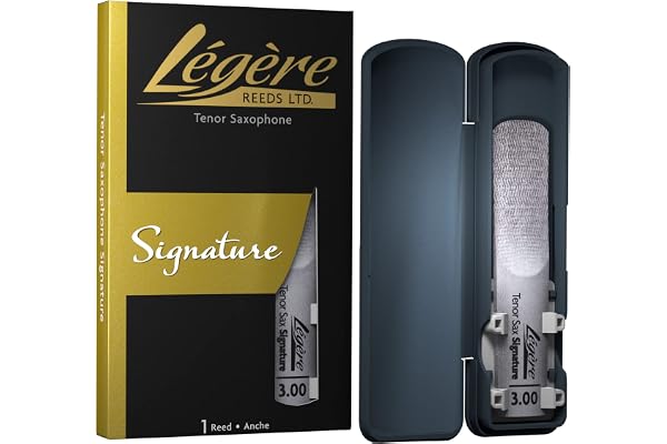 Légère Reeds - Anche Pour Saxophone Ténor, Signature, Force 3.00 (TSG3.00) - Anche Synthétique Haut de Gamme Pour Bois
