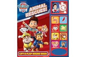 Nickelodeon PAW Patrol - Animal Rescues! Lift-a-Flap Sound Book - PI Kids (Play-A-Sound)