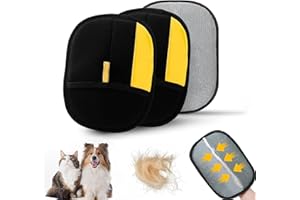 SYSYSYYASNL 3 pezzi Guanto per La Rimozione dei Peli di Animali Domestici, Guanto Togli Peli Gatto, Guanti Resistenti Per La Rimozione Dei Peli Per Animali Domestici, Adatto per Abbigliamento, Divani e Tappeti