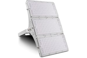 SOLIKU 300W Proyector LED Floodlight 24000lm Focos LED Exterior para patio Impermeable IP65 6500K Blanco Frío, Reflector LED para patio, garaje, taller