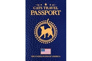 Cats Travel Passport And Vaccine Record Size 4"x 6": with a normal passport size this Cat Health & Vaccine Track Journal Notebook, Health Log Book, ... Record Book For Pet Lovers, Cute Kittens