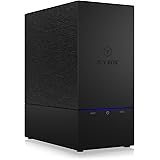 Icy Box IB-RD3621U3 Externes RAID-System (0/1/Single/Large) für 2X 3,5 Zoll SATA HDD, USB 3.0 (UASP), SATA III, Lüfter, Stand