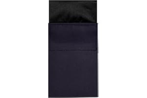 DonDon pochette da taschino Uomo con base in cartone e angoli ripiegati grandezza modificabile fazzoletto da taschino