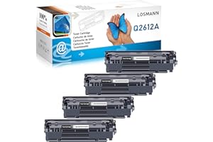 LOSMANN 4x toner kompatybilny z Q2612A 12A FX9 FX10 CAN703 do Canon I-Sensys LBP-2900 LBP-2900b LBP-2900i LBP-3000 Lasershot LBP-2900 LBP-3000 HP Laserjet 1010 1012 1015 1018 1020 1022 1022N 1022NW